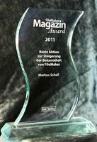 FMM-Award 2011: Beste Aktion, die Bekanntheit von FileMaker zu erhöhen.